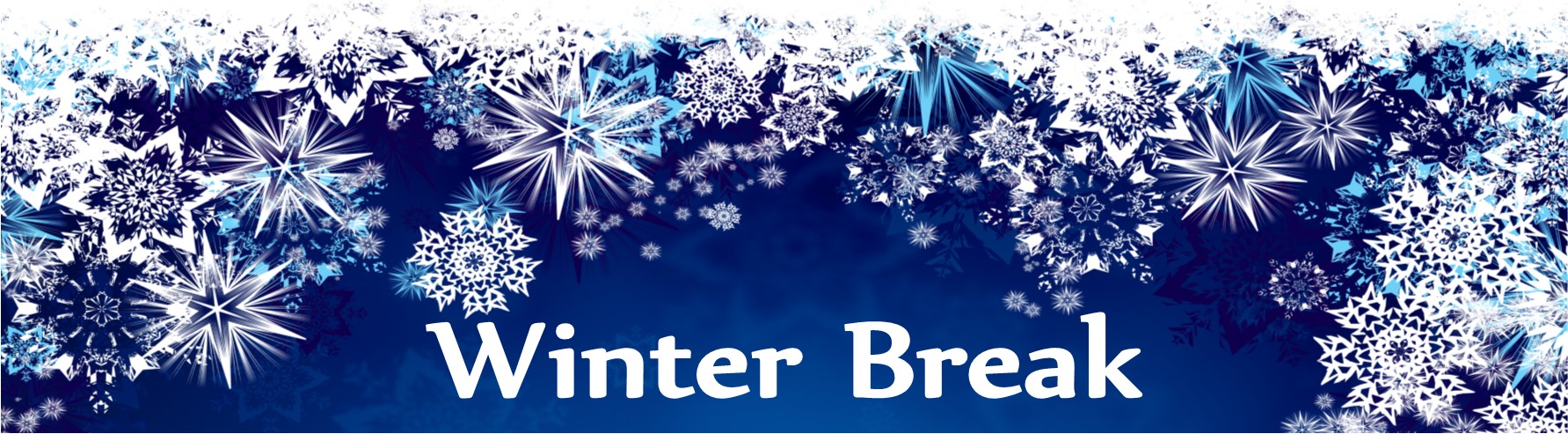 winter break banner