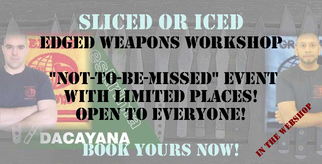 Sliced or Iced Workshop – 3 hours on edged weapons